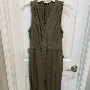 Marine Layer army green jumpsuit